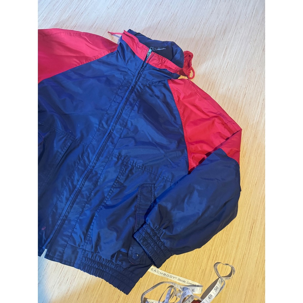 Vintage McGregor Anti-Breeze II Windbreaker Jacket Navy Blue Red Men's Medium 44